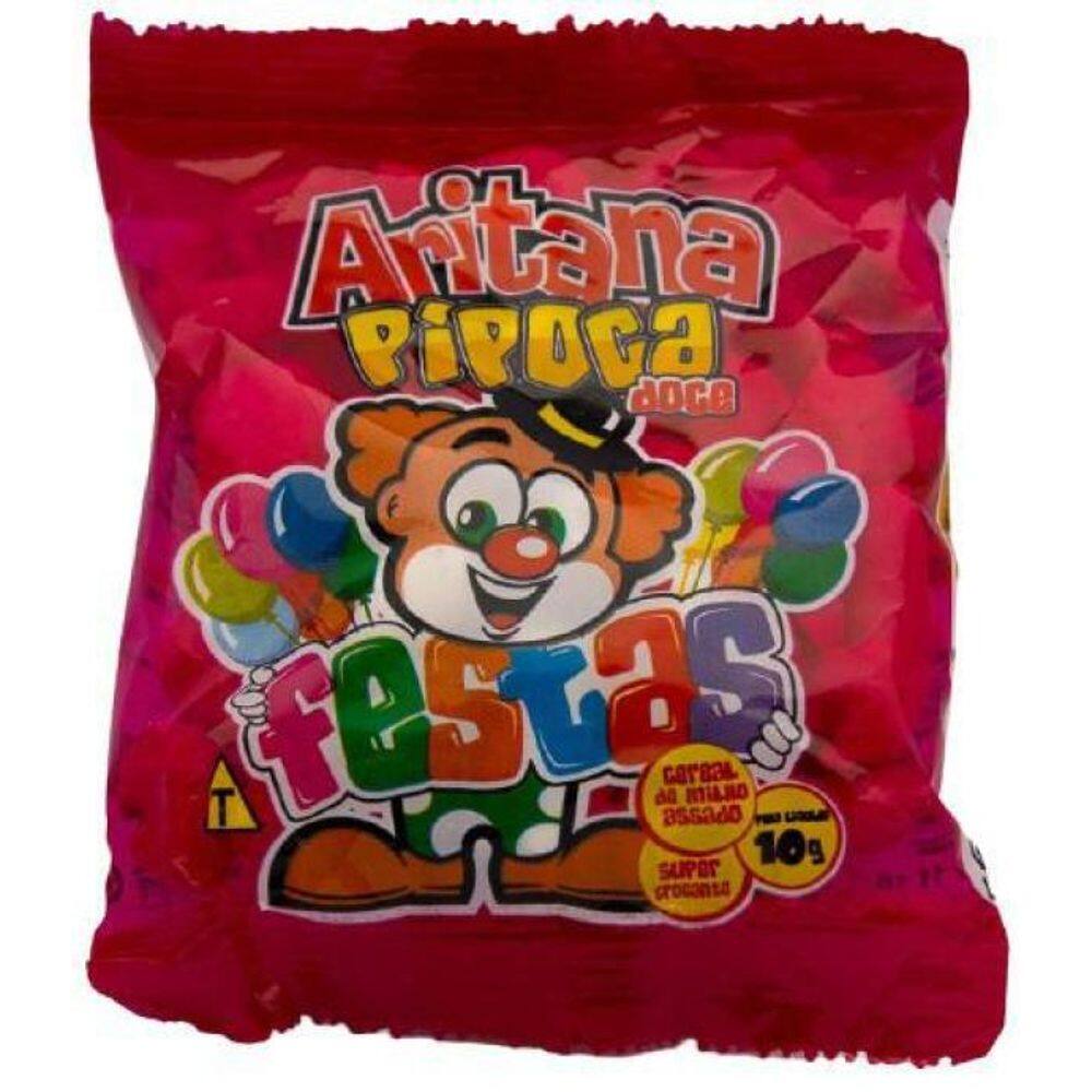 Fardo De Mini Pipoca Com 100 Unidades De 10Gr Aritana