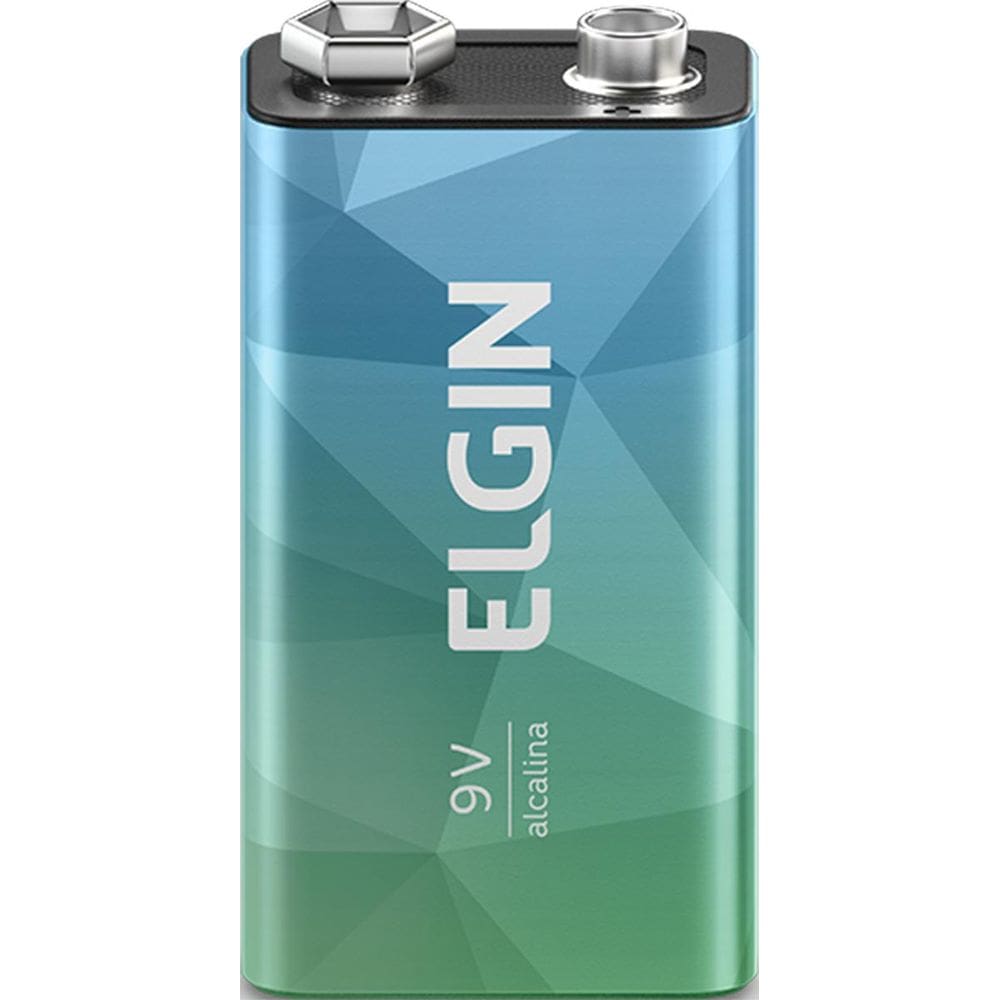 Bateria 9V Elgin Encartelada