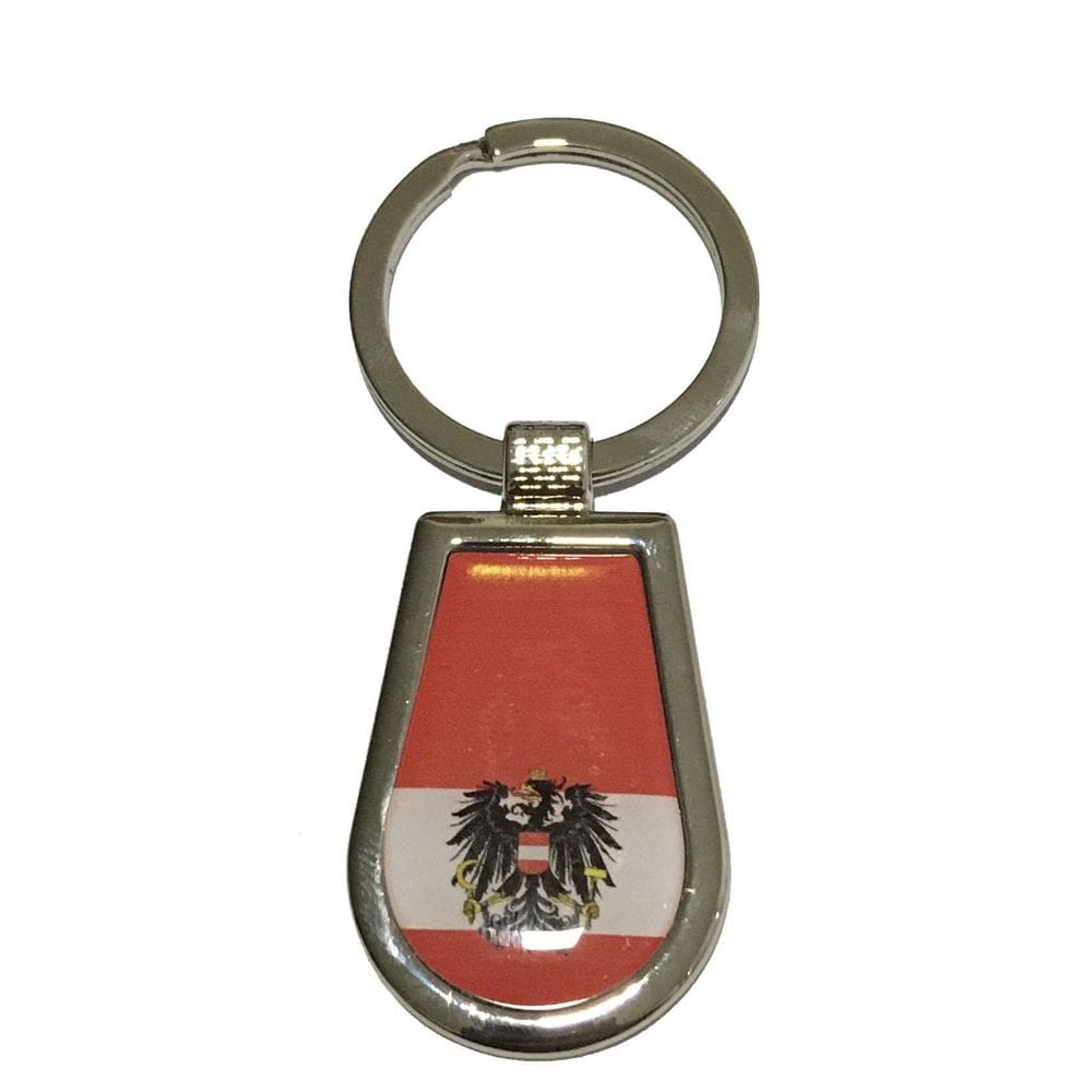 Chaveiro Da Bandeira Da Áustria Com Brasão