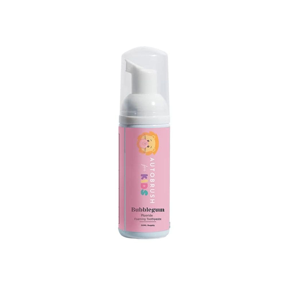 Escova automática de pasta de dente para crianças com sabor de chiclete sem flúor 50 mL