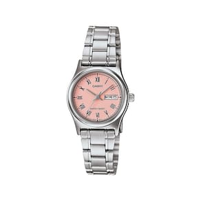Relógio Casio Feminino Prata Ltp-V006d-4Budf