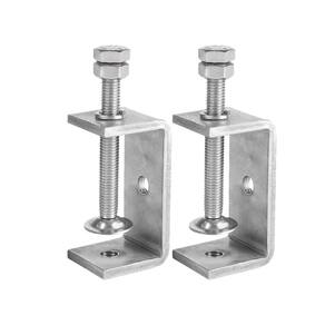 Braçadeira C ZOWZEA 304 de aço inoxidável de 6,5 cm para carpintaria, pacote com 2 unidades