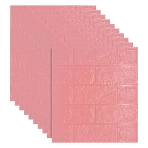 Painéis de parede JOLOV 3D Peel and Stick 10 unidades à prova d`água