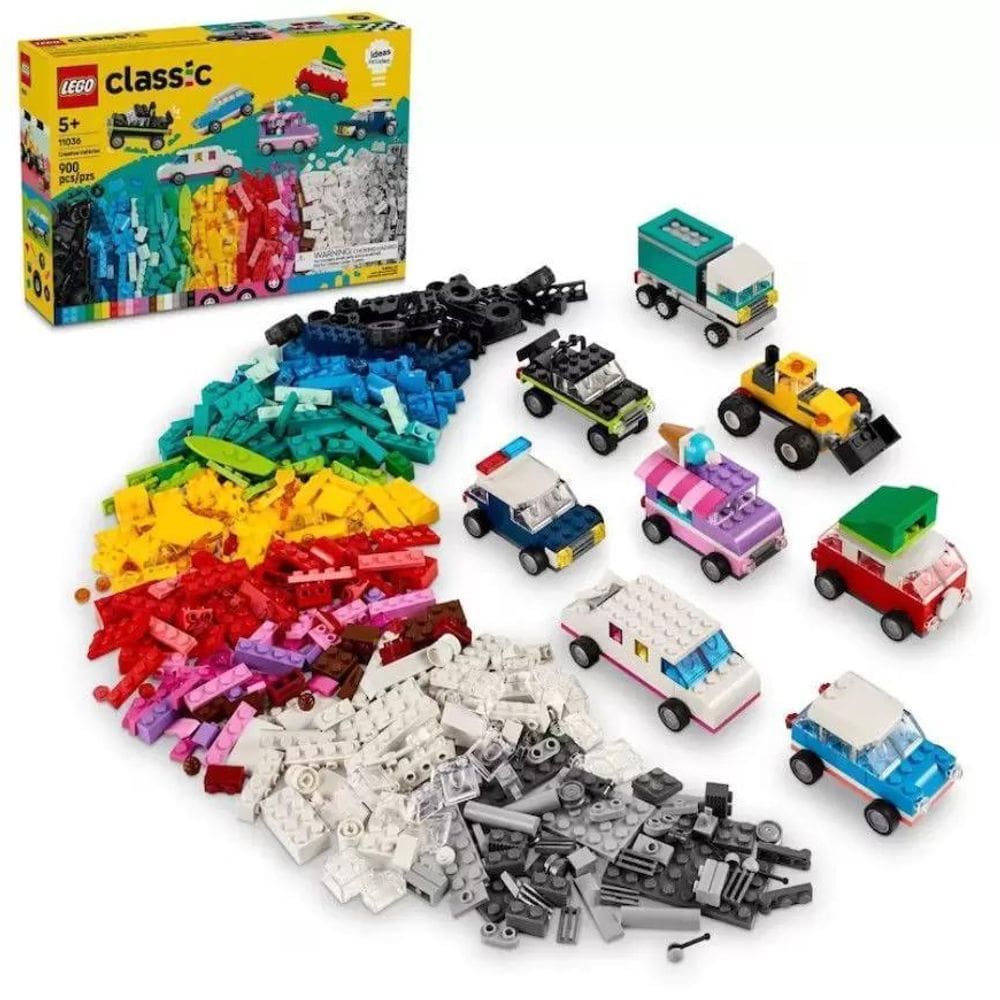 Blocos De Montar Lego Classic Veículos Criativos 11036