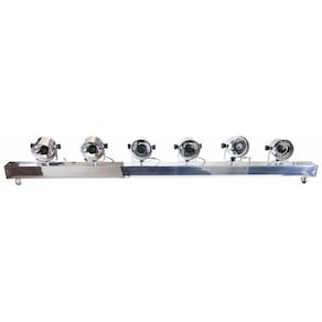 Kit 2 Varas Elétricas 1,25 M 6 Tx Led Branco Quente Volt