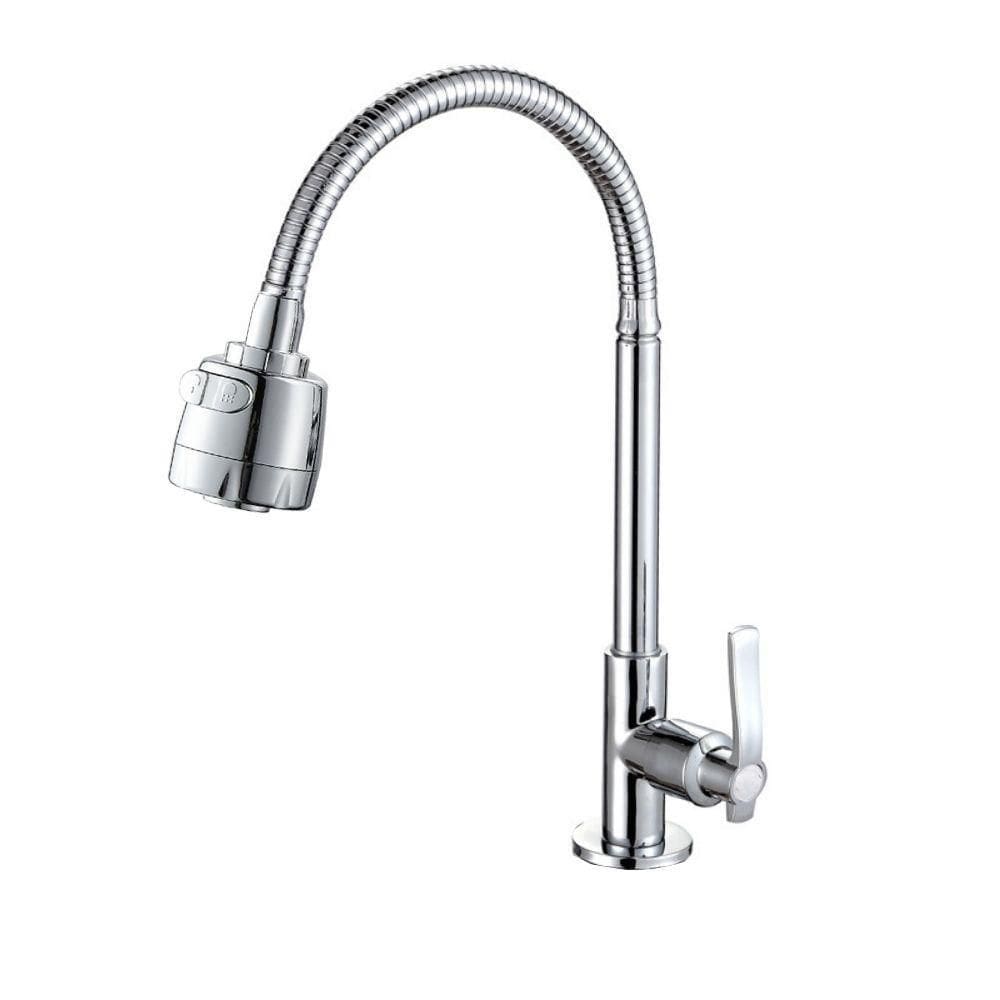 Torneira Cozinha Gourmet Flexível Pia Mesa 2 Jatos Metal
