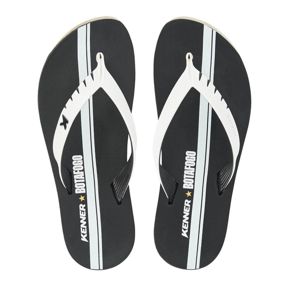 Chinelo Kenner Red Times Botafogo Masculino - Preto e Branco