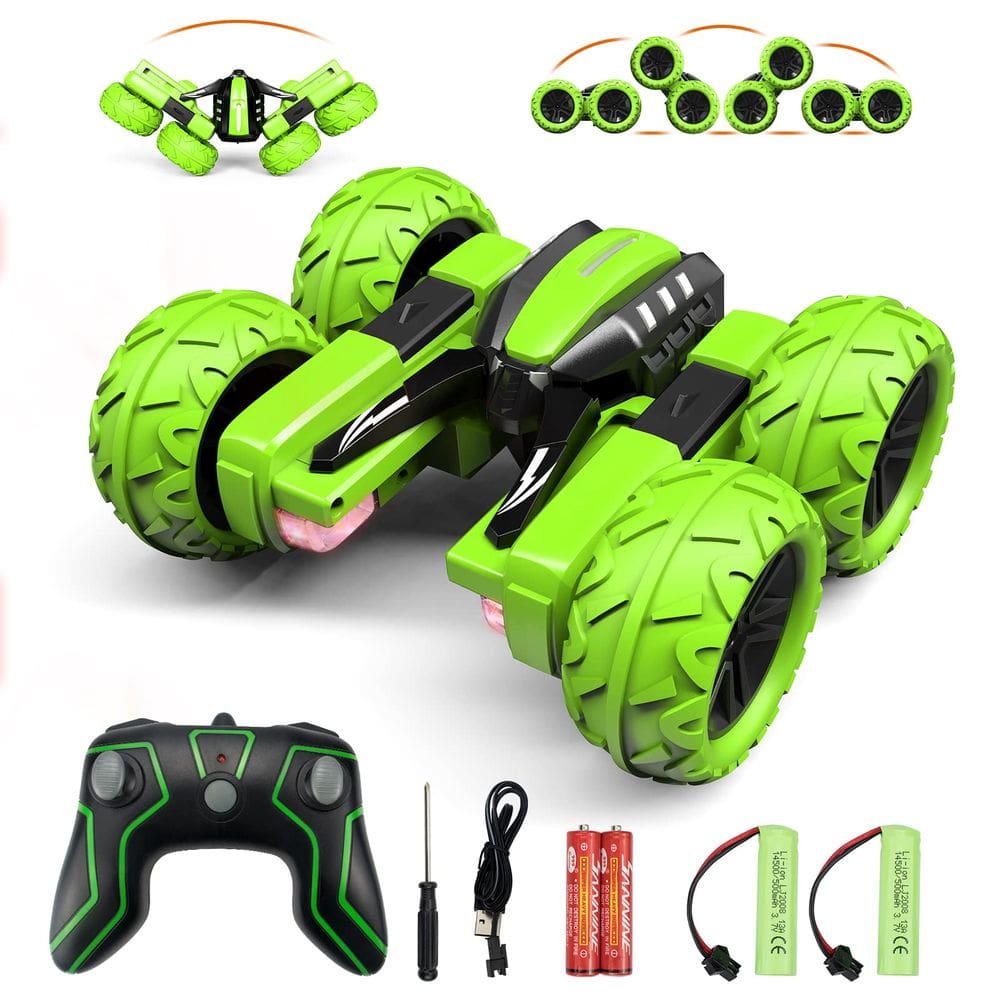 Carro de controle remoto Amicool Stunt 4WD 360° Flips 3-12 anos