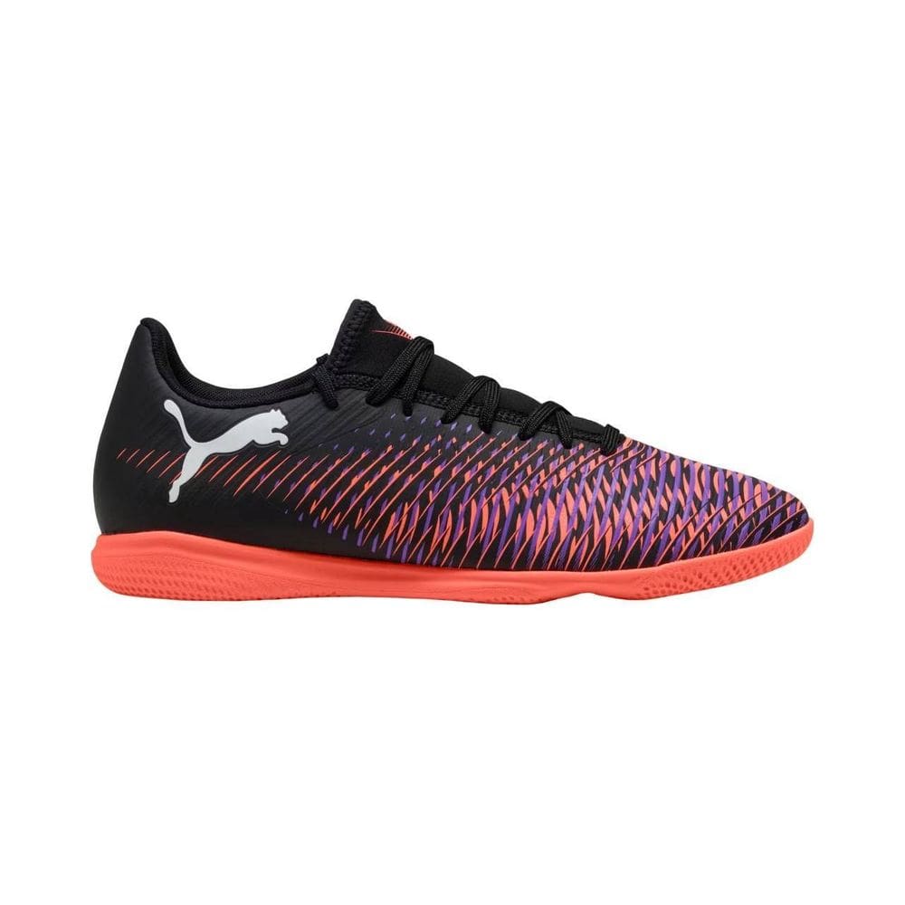 Chuteira Futsal Future 8 Play 108379-01 - Preto/Laranja 42