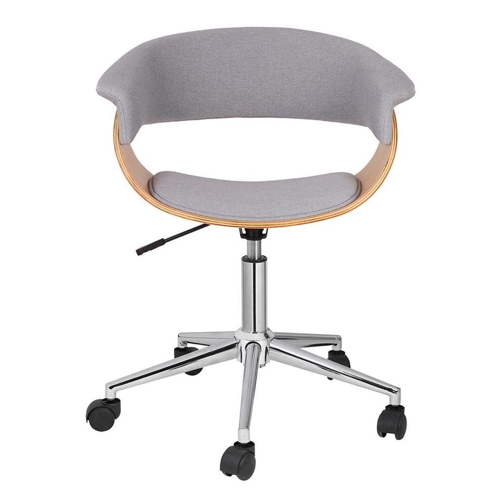 Cadeira de Escritório Diretor Giratória Justine Cinza