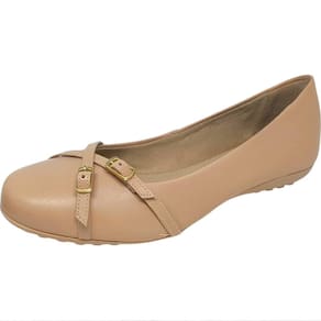 Sapatilha Feminina Couro Elegante Conforto Detalhes Bottero
