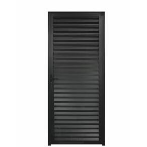 Porta palheta 2,10x90 lado DIREITO no alumínio preto