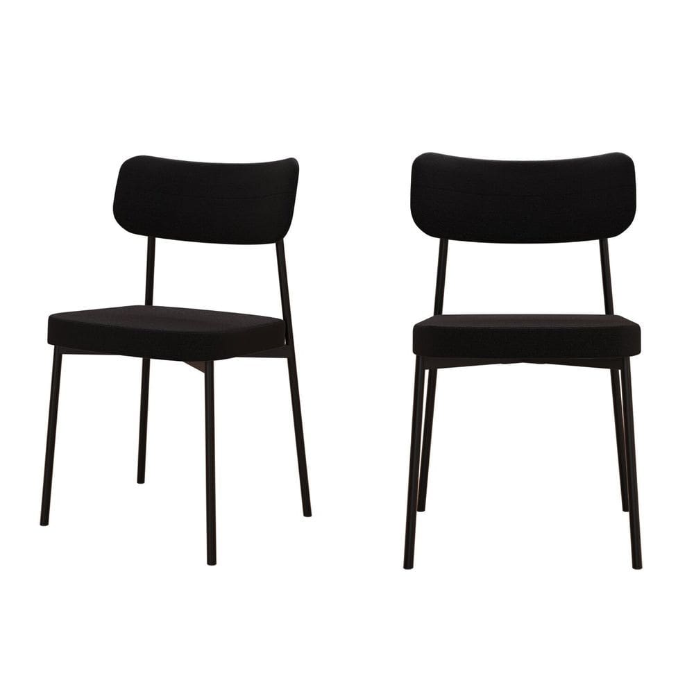 Kit com 2 Cadeiras para Sala de Jantar Mona Yescasa Preto
