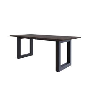 Mesa de Jantar Bronx RG2 200x90x75cm Terracota/Preto