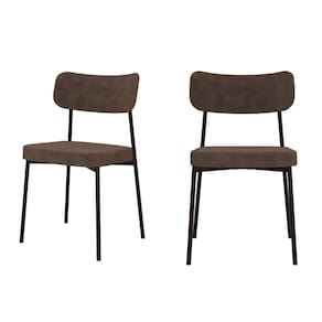 Kit com 2 Cadeiras para Sala de Jantar Mona Yescasa Marrom Castor