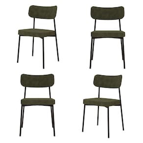 Kit com 4 Cadeiras para Sala de Jantar Mona Yescasa Verde Alga
