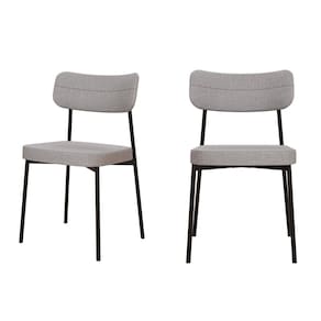 Kit com 2 Cadeiras para Sala de Jantar Mona Yescasa Cinza Claro Corriente