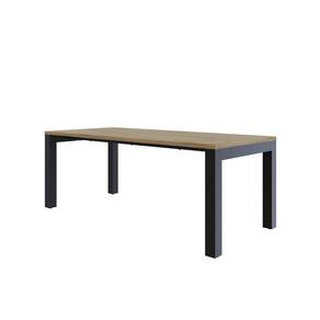 Mesa de Jantar Bronx U 200 cmx90x77cm Vermont OAK/Preto