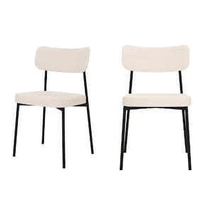 Kit com 2 Cadeiras para Sala de Jantar Mona Yescasa Palha Corriente