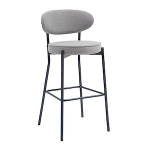 Banqueta Eva Tecido 94cm x 49cm x 48,5cm Cinza