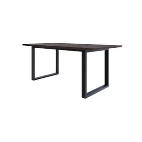 Mesa de Jantar Queens RG2 180x90x75cm Terracota/Preto