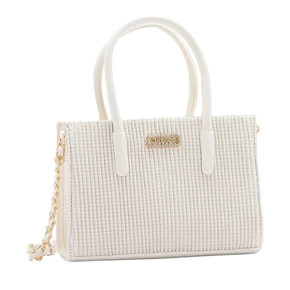 Bolsa Feminina Elegante Textura Soft Moderna Chenson