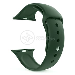 Pulseira Silicone para IWO Smartwatch 42mm e 44mm - Verde Escuro