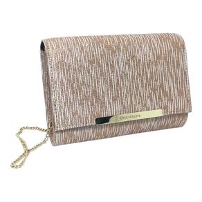Bolsa de Festa Feminina Metalizada Elegante Chenson