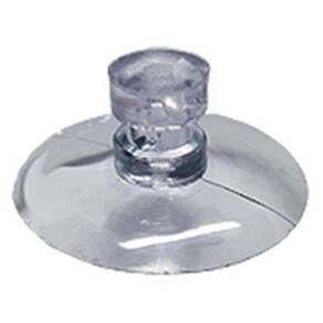 6 Ventosas de 25mm (2,5cm) De PVC P/ Vidro E Superfície Lisa