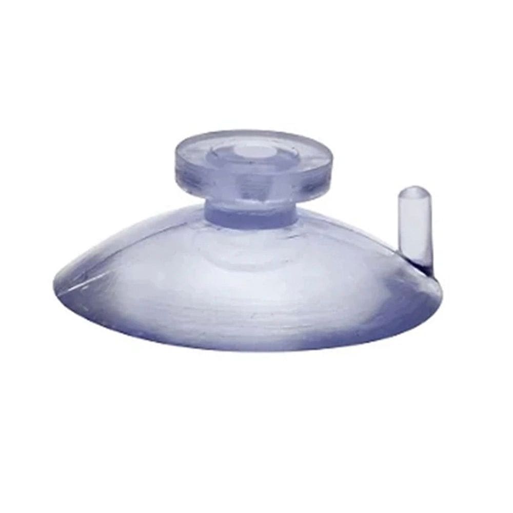 2 Ventosa 40mm 4cm Cabeça Botão PVC P/Vidro Superfície Lisa