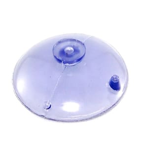 2 Ventosas de 55mm (5,5cm) De PVC P/Vidro E Superfície Lisa