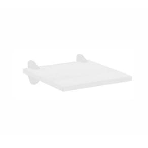 Prateleira Essencial Branco Texturizado 26,5x19,5x1,5cm A.J Rorato