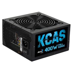 Fonte Gamer ATX KCAS 400W Aerocool 80 Plus Full Range APFC