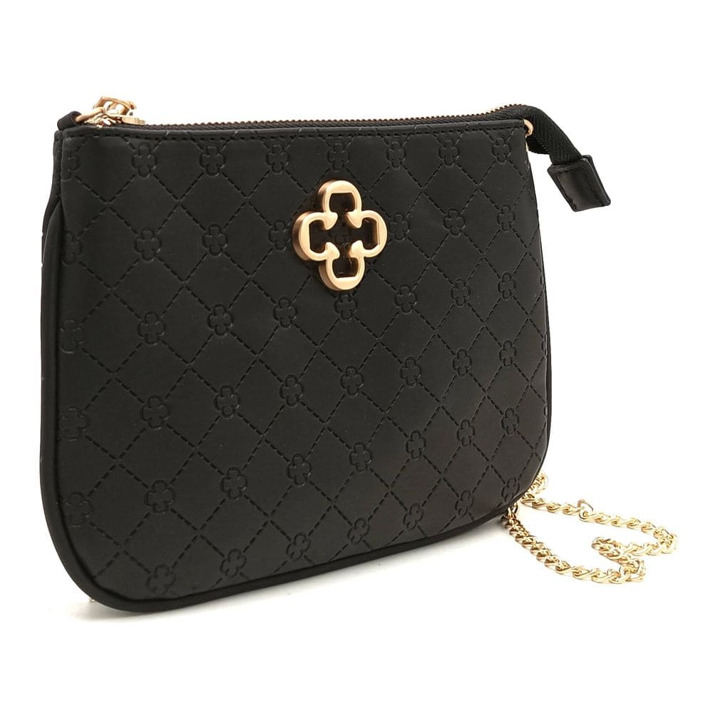 Bolsa Capodarte Alça de Corrente Monograma Preta