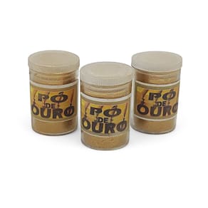 Kit 3 Pó de Ouro para Rituais Religiosos Proteção e Defesa
