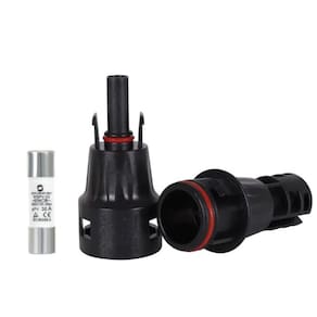 Conector MC4 Com Fusível 30a Inline Energia Solar