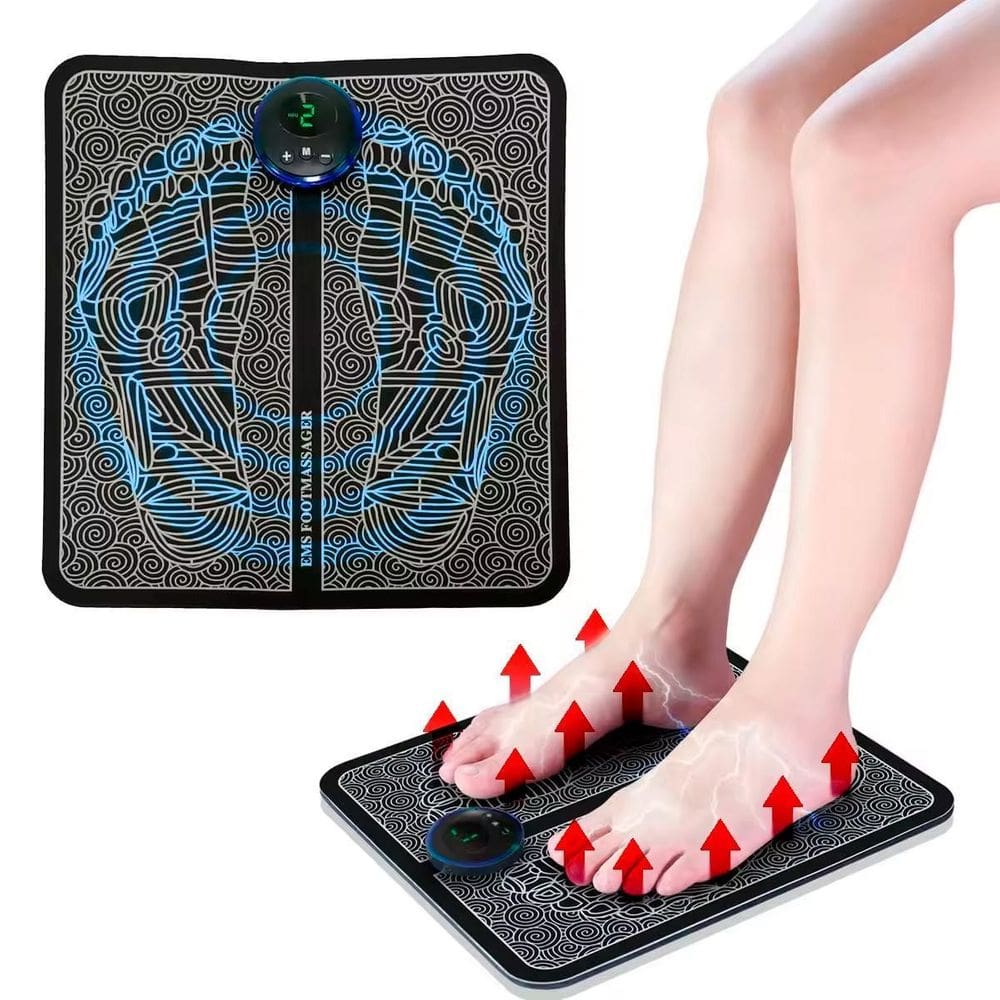 Tapete Massageador Recarregável Para Fisioterapia Pés