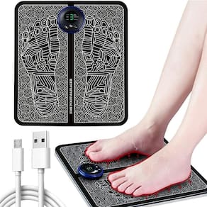 Massageador Tapete Elétrico Recarregável Para Pés