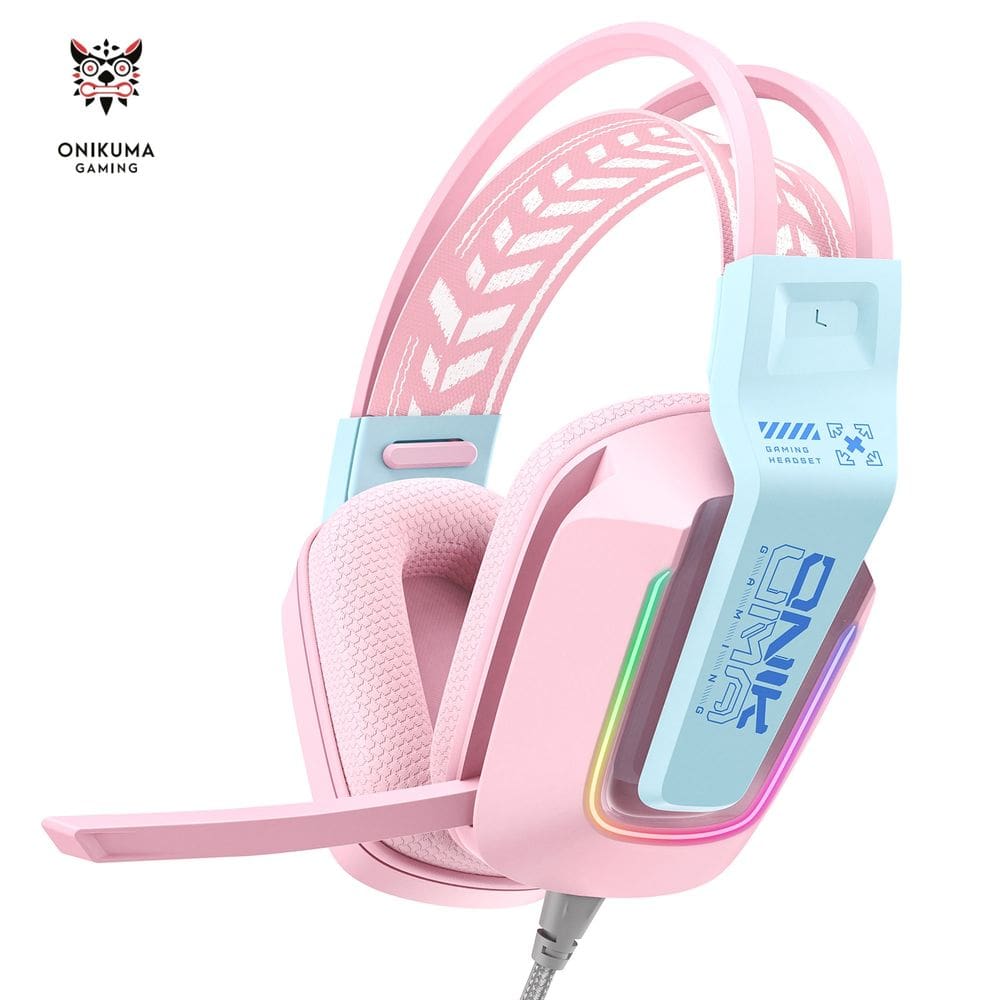 Fones de ouvido para jogos ONIKUMA X13 RGB Breathing Lights Wired