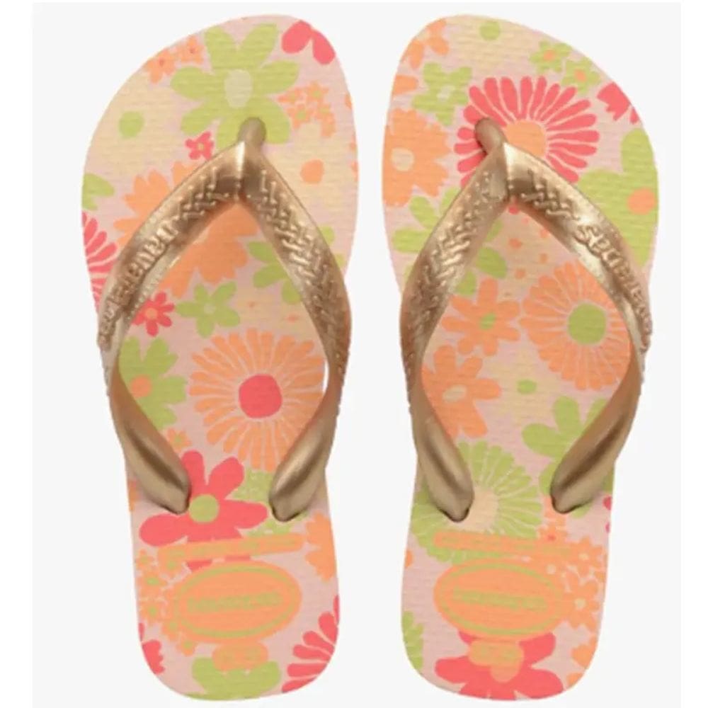 Chinelo kids flores fc Havaianas