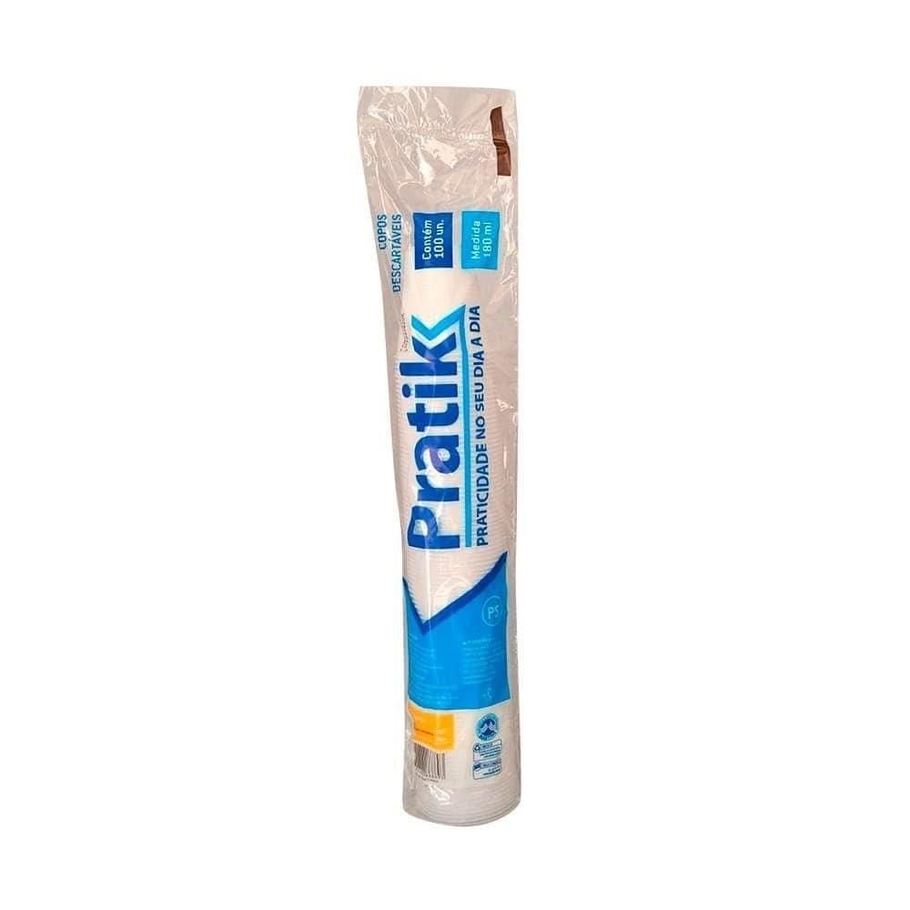 Copo Descartavel Uzzilim 180Ml Transparente Pp 25X100x1