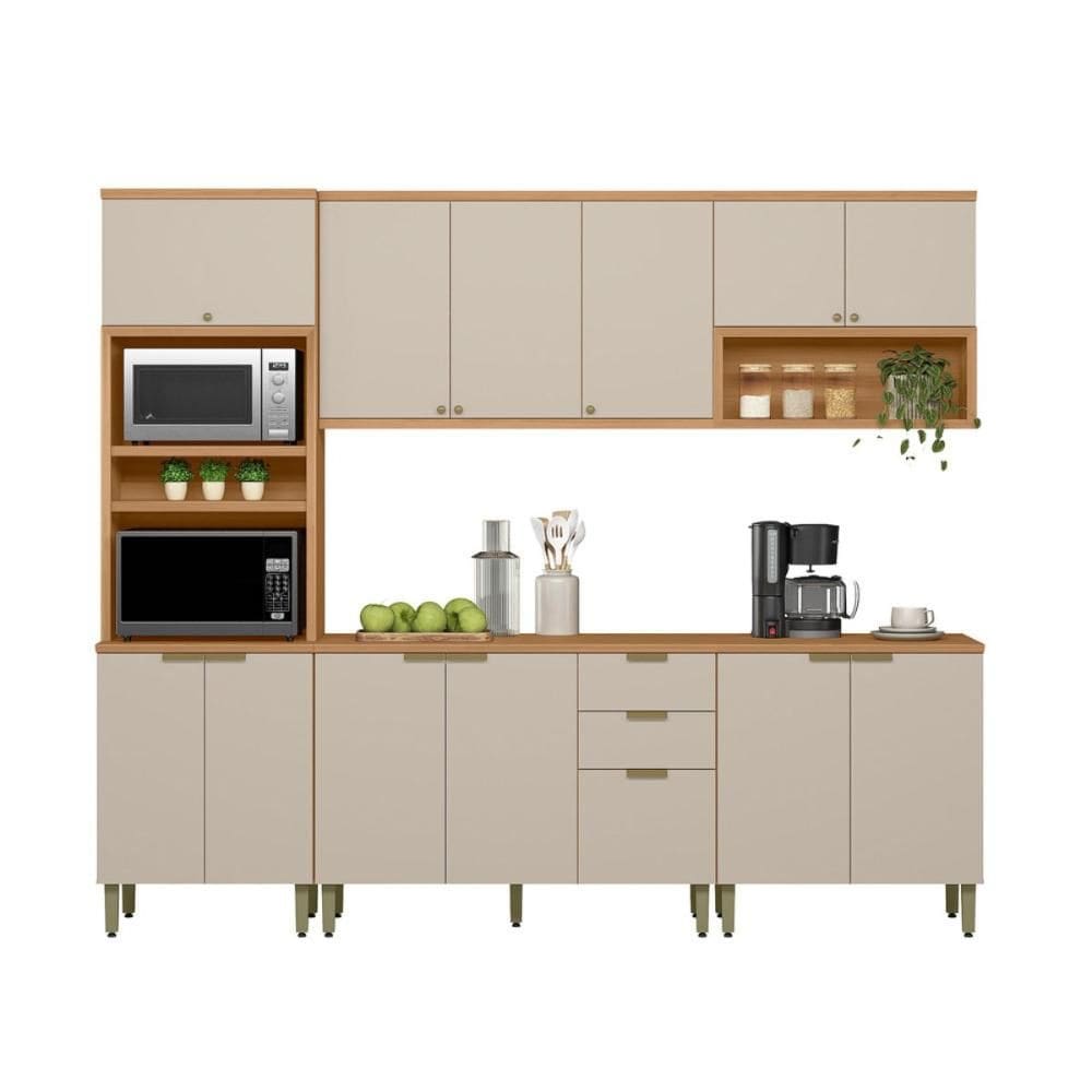 Jogo de Cozinha Compacta Dublin Jequitiba Off White
