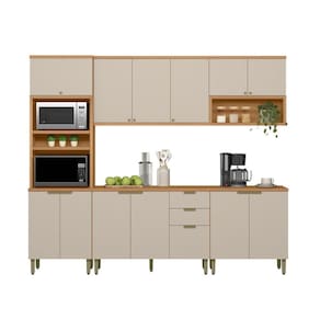 Jogo de Cozinha Compacta Dublin Jequitiba Off White