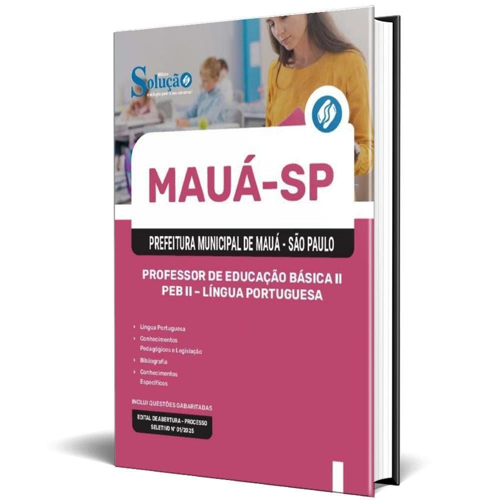 Apostila Prefeitura Mauá Sp 2025 Professor Educação Básica