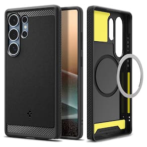 Capa Spigen Rugged Armor MagFit para Samsung Galaxy S25 Ultra