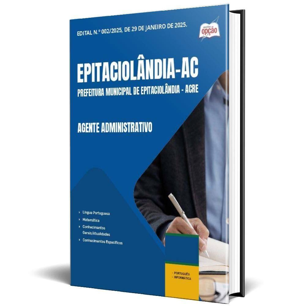 Apostila Prefeitura Epitaciolândia Ac 2025 Agente