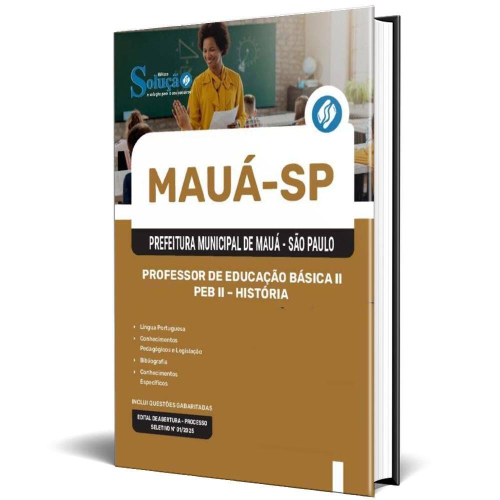 Apostila Prefeitura Mauá Sp 2025 Professor Educação Básica