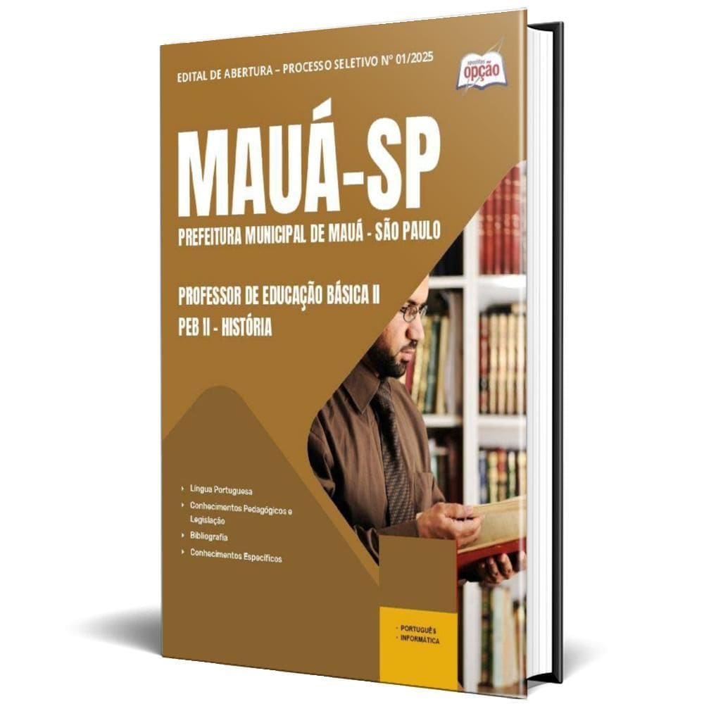 Apostila Prefeitura Mauá Sp 2025 Professor Educação Básica
