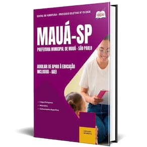 Apostila Prefeitura Mauá Sp 2025 Auxiliar Apoio À Educação