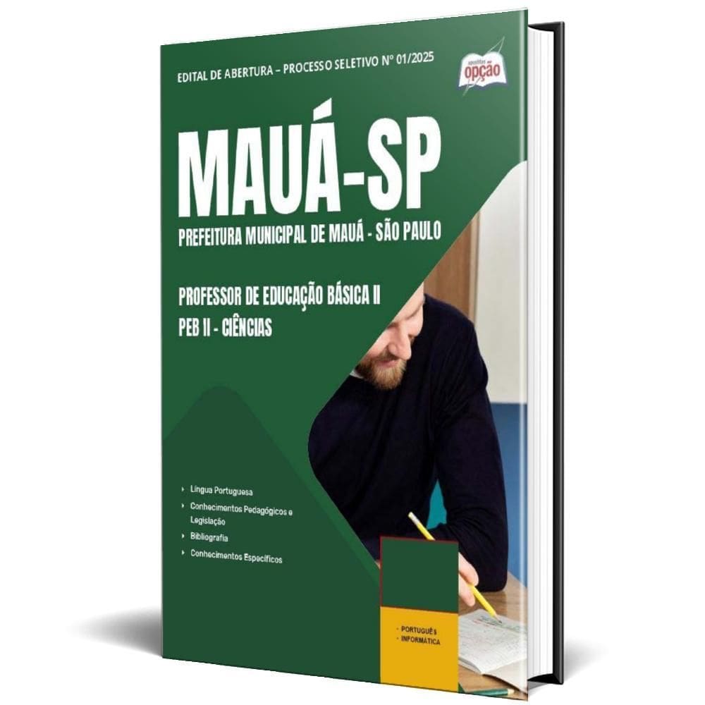 Apostila Prefeitura Mauá Sp 2025 Professor Educação Básica